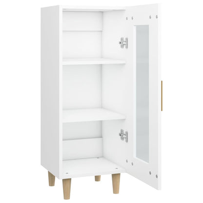 Sideboard White 34,5x34x90 cm Engineered Wood