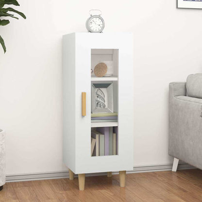 Sideboard White 34,5x34x90 cm Engineered Wood