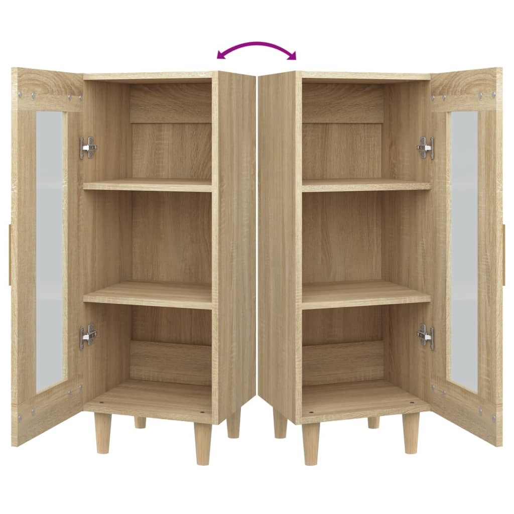 Sideboard Sonoma Oak 34.5x34x90 cm Engineered Wood