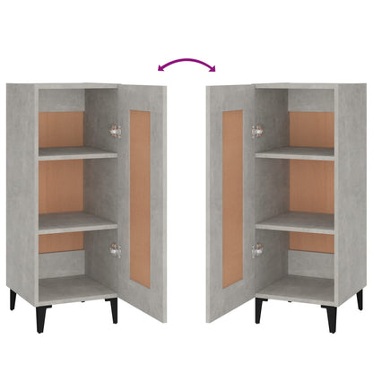Sideboard Concrete Grey 34.5x34x90 cm Engineered Wood