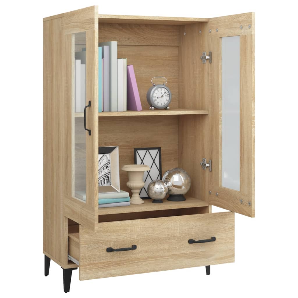 Highboard Sonoma Oak 70x31x115 cm Engineered Wood