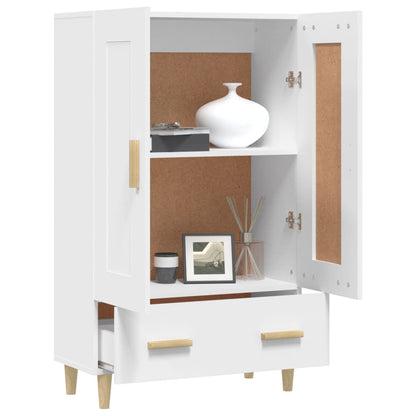 Highboard White 70x31x115 cm Engineered Wood