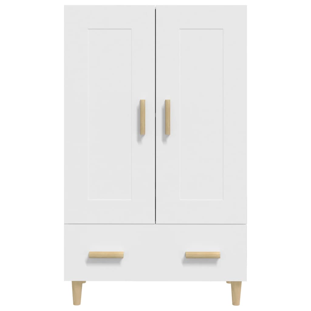 Highboard White 70x31x115 cm Engineered Wood
