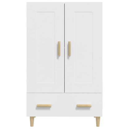 Highboard White 70x31x115 cm Engineered Wood