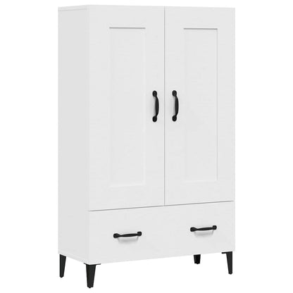 Highboard White 70x31x115 cm Engineered Wood