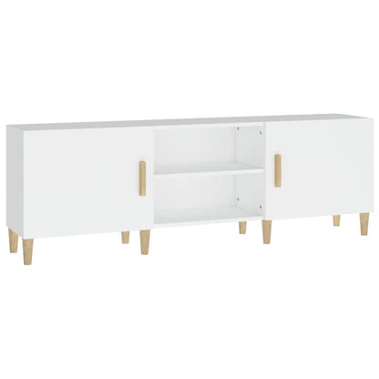 812618 vidaXL TV Cabinet White 150x30x50 cm Engineered Wood