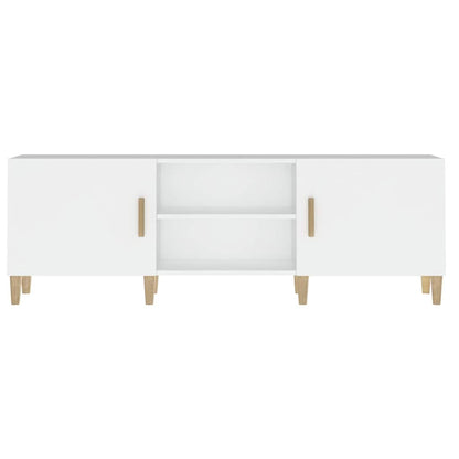 812618 vidaXL TV Cabinet White 150x30x50 cm Engineered Wood