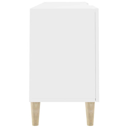 812618 vidaXL TV Cabinet White 150x30x50 cm Engineered Wood