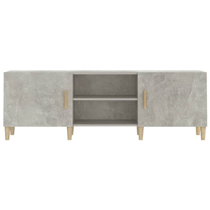 812622 vidaXL TV Cabinet Concrete Grey 150x30x50 cm Engineered Wood
