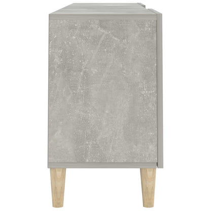 812622 vidaXL TV Cabinet Concrete Grey 150x30x50 cm Engineered Wood