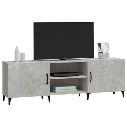Tv Cabinet | Concrete grey | Engineered wood | Large