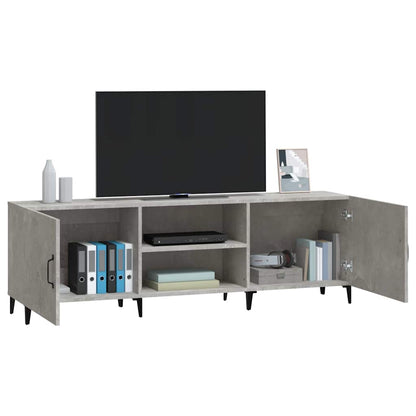 Tv Cabinet | Concrete grey | Engineered wood | Large
