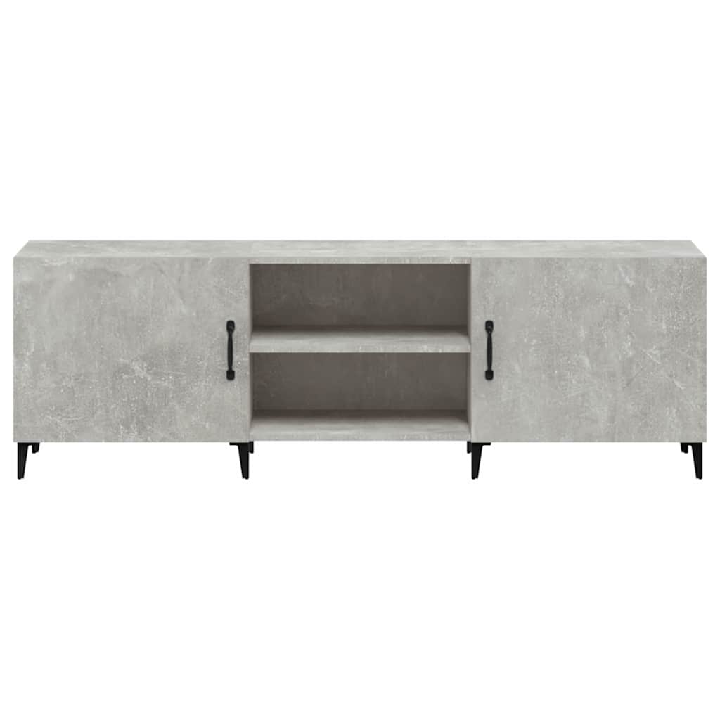 Tv Cabinet | Concrete grey | Engineered wood | Large
