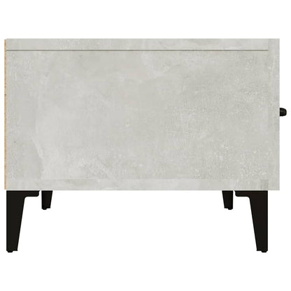 812649 vidaXL TV Cabinet Concrete Grey 150x34,5x30 cm Engineered Wood