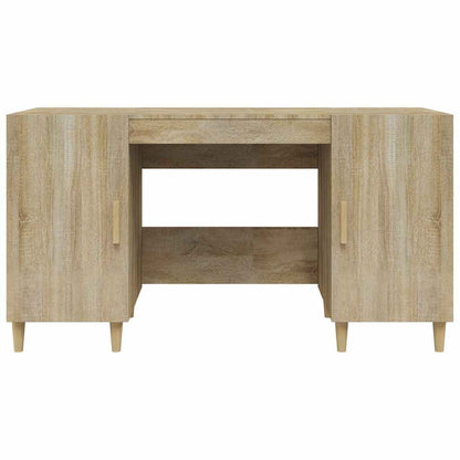 Desk Sonoma Oak 140x50x75 cm Engineered Wood