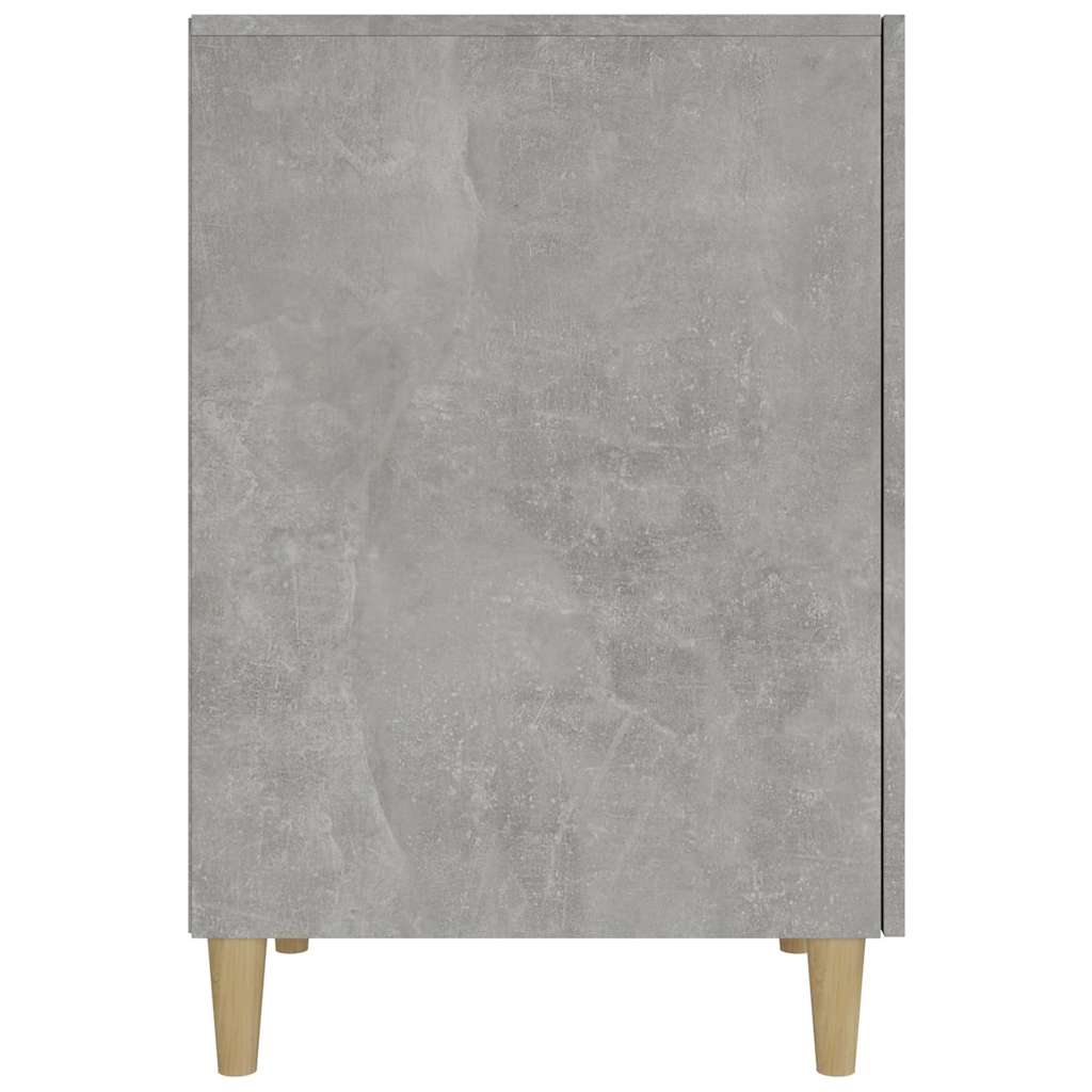 Desk Concrete Grey 140x50x75 cm Engineered Wood
