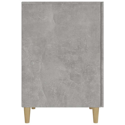 Desk Concrete Grey 140x50x75 cm Engineered Wood