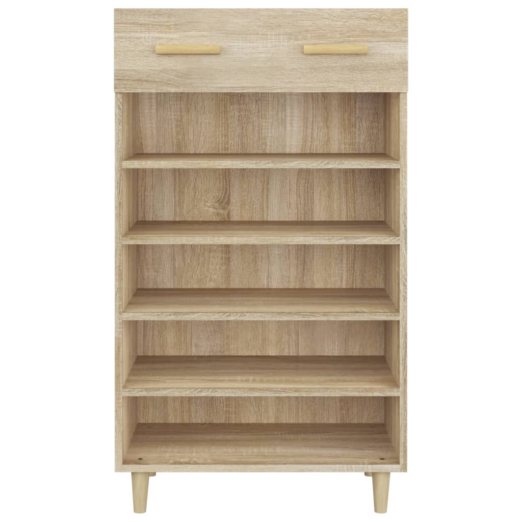 Shoe Cabinet Sonoma Oak 60x35x105 cm Engineered Wood