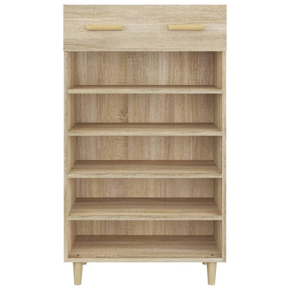 Shoe Cabinet Sonoma Oak 60x35x105 cm Engineered Wood