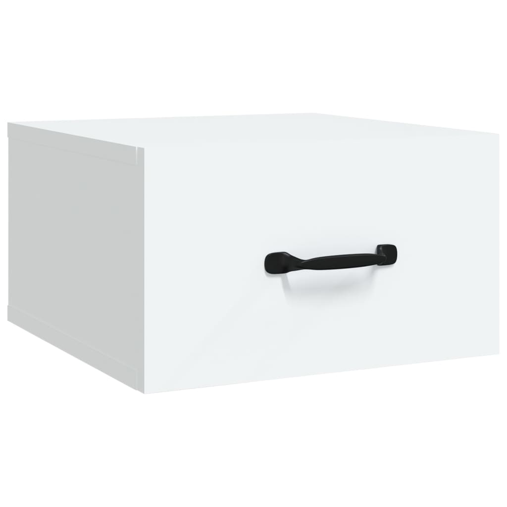 Wall-mounted Bedside Cabinet White 35x35x20 cm