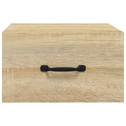 812858 vidaXL Wall-mounted Bedside Cabinet Sonoma Oak 35x35x20 cm