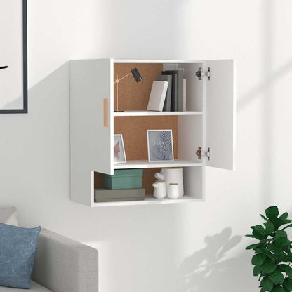 812870 vidaXL Wall Cabinet White 60x31x70 cm Engineered Wood