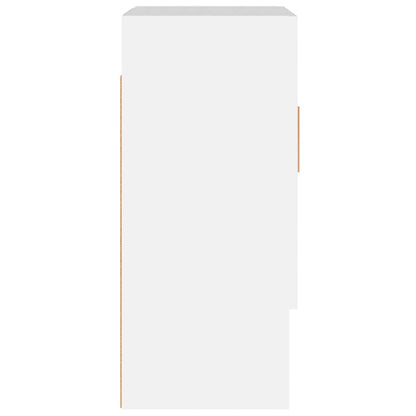 812870 vidaXL Wall Cabinet White 60x31x70 cm Engineered Wood