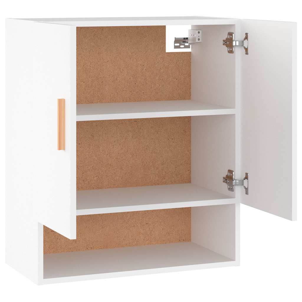 812870 vidaXL Wall Cabinet White 60x31x70 cm Engineered Wood
