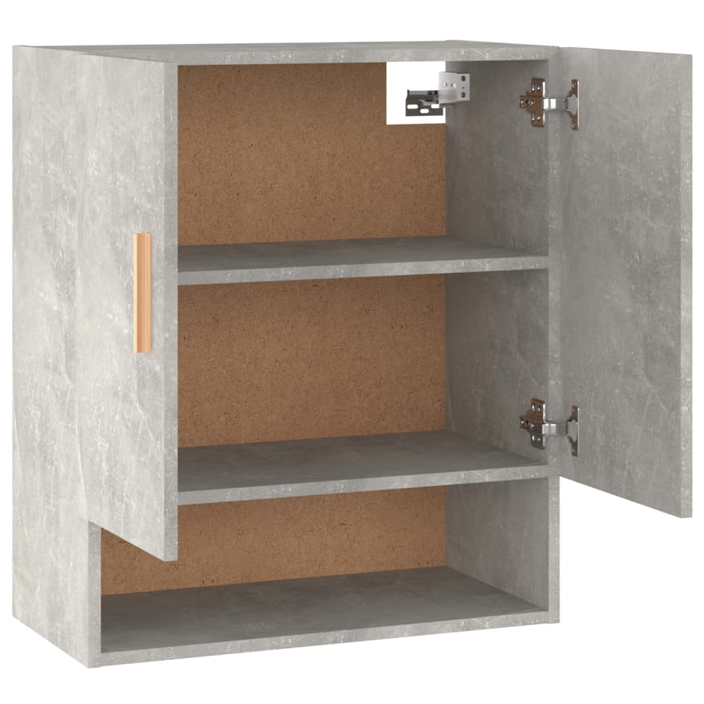Wall Cabinet Concrete Grey 60x31x70 cm Engineered Wood