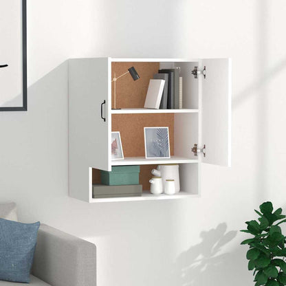 812879 vidaXL Wall Cabinet White 60x31x70 cm Engineered Wood