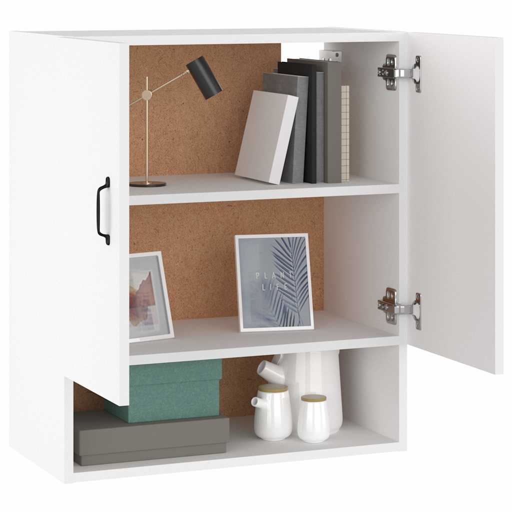 812879 vidaXL Wall Cabinet White 60x31x70 cm Engineered Wood