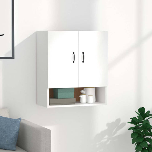 812879 vidaXL Wall Cabinet White 60x31x70 cm Engineered Wood