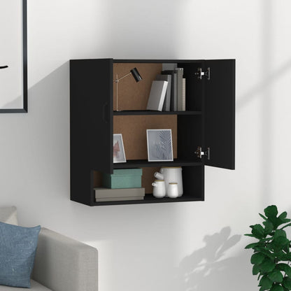 Wall Cabinet Black 60x31x70 cm Engineered Wood