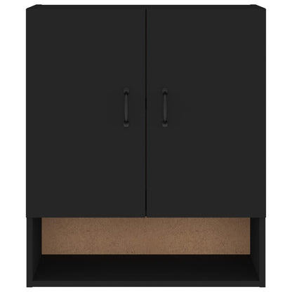 Wall Cabinet Black 60x31x70 cm Engineered Wood