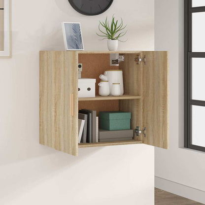 812891 vidaXL Wall Cabinet Sonoma Oak 60x30x60 cm Engineered Wood
