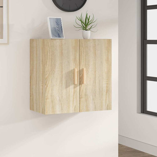 812891 vidaXL Wall Cabinet Sonoma Oak 60x30x60 cm Engineered Wood
