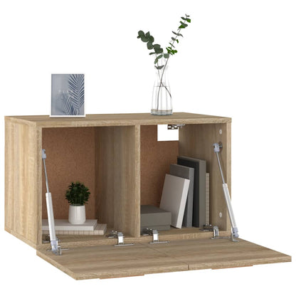 Wall Cabinet Sonoma Oak 60x36.5x35 cm Engineered Wood