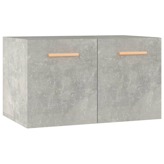 Wall Cabinet Concrete Grey 60x36.5x35 cm Engineered Wood