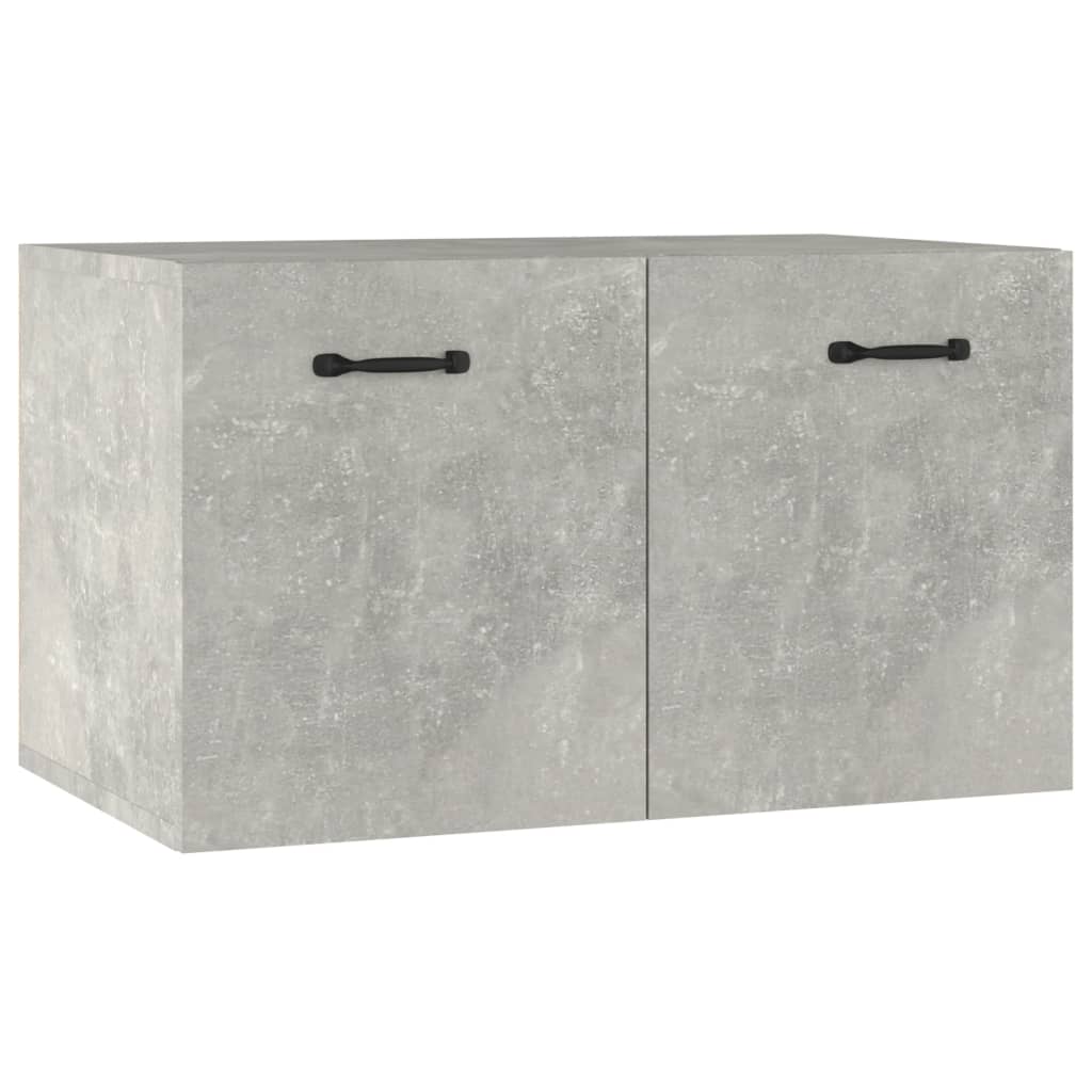 Wall Cabinet Concrete Grey 60x36.5x35 cm Engineered Wood