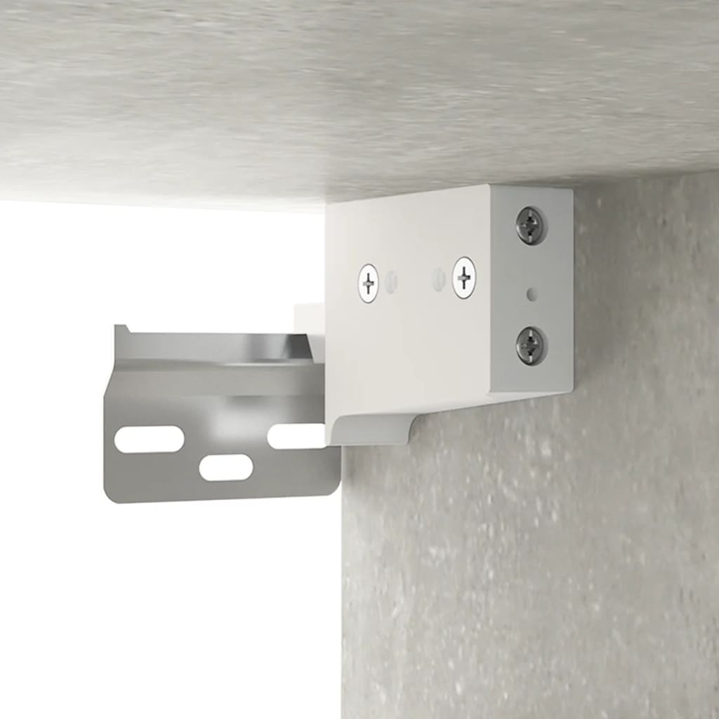 Wall Cabinet Concrete Grey 60x36.5x35 cm Engineered Wood