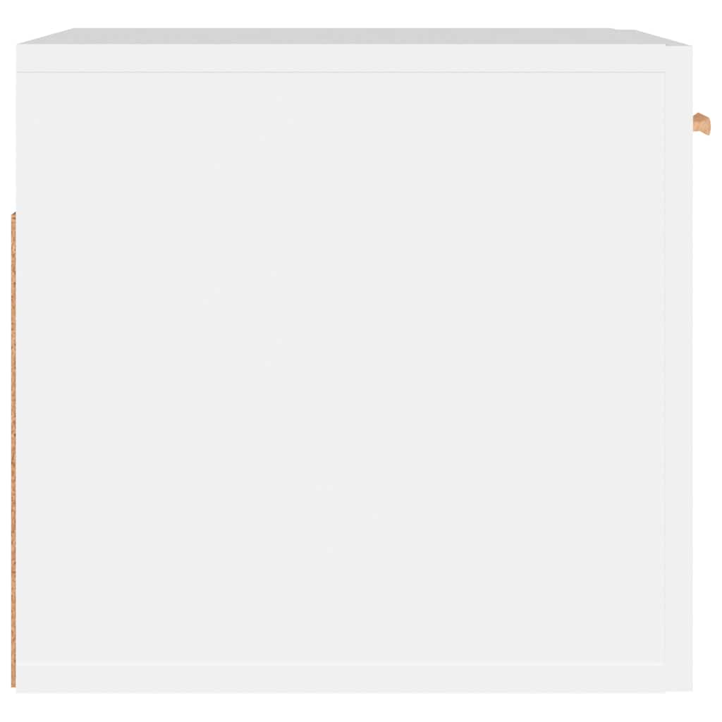 Wall Cabinet White 80x35x36.5 cm Engineered Wood