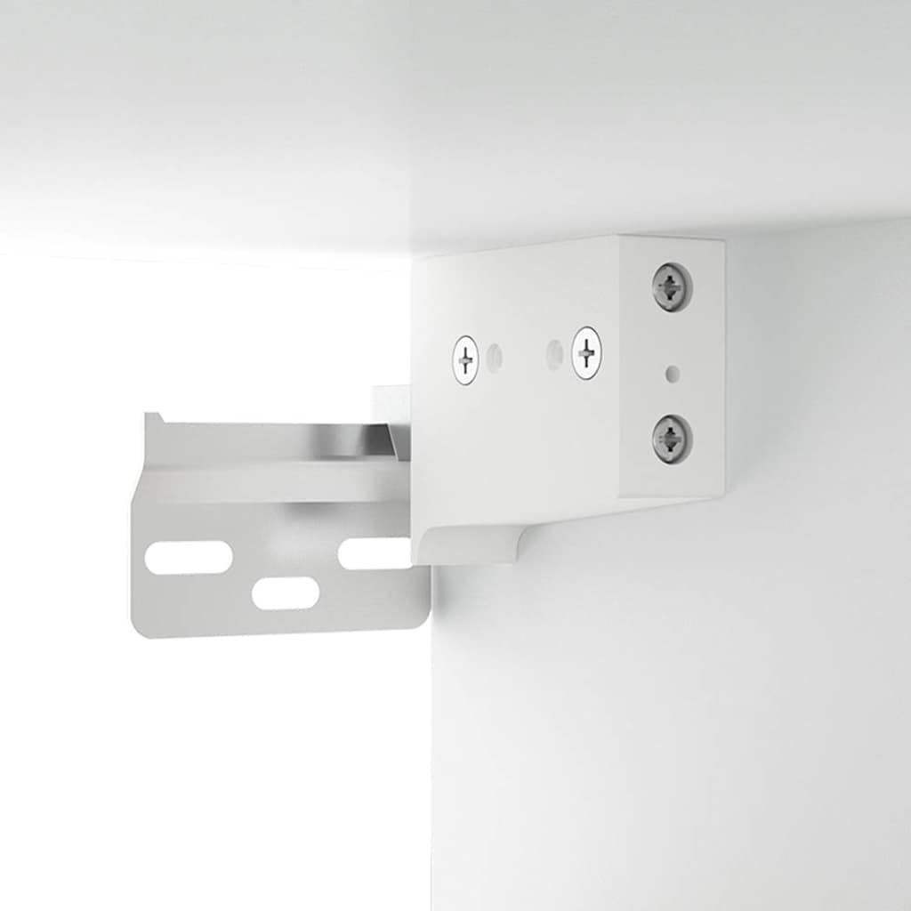 Wall Cabinet White 80x35x36.5 cm Engineered Wood