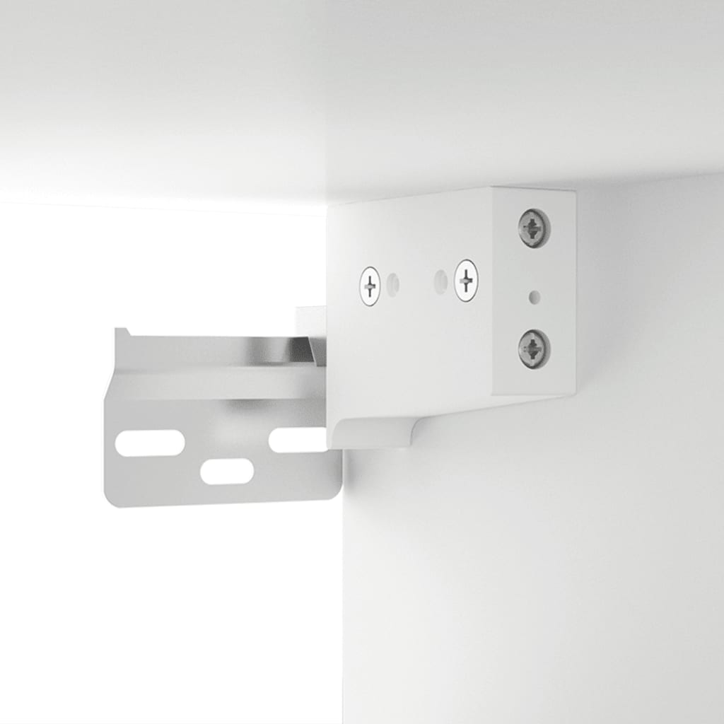 Wall Cabinet White 80x36.5x35 cm Engineered Wood