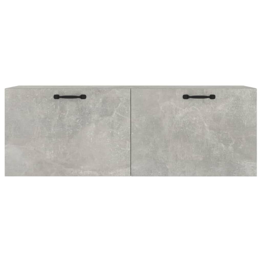 Wall Cabinet Concrete Grey 100x36.5x35 cm Engineered Wood