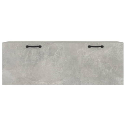 Wall Cabinet Concrete Grey 100x36.5x35 cm Engineered Wood