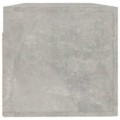 Wall Cabinet Concrete Grey 100x36.5x35 cm Engineered Wood