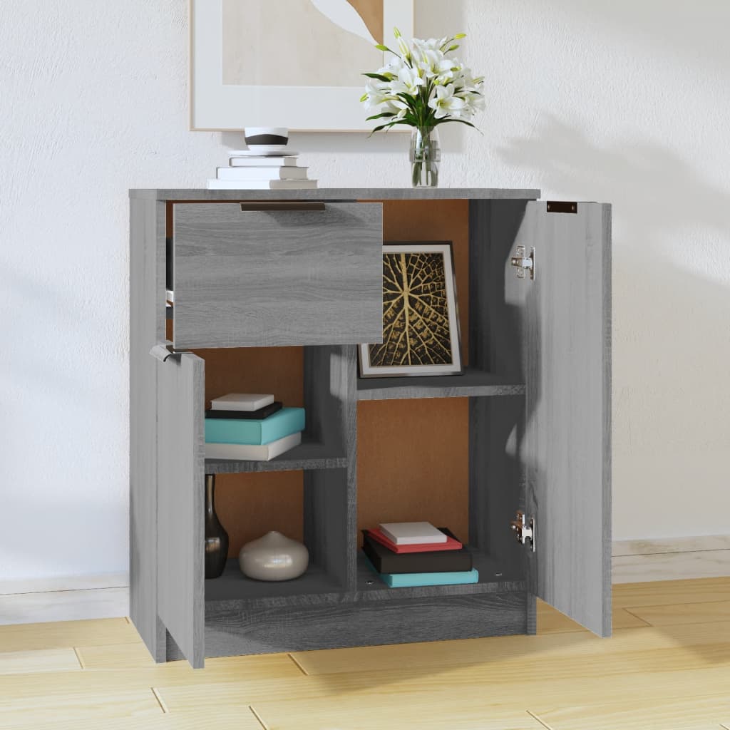 Sideboard Grey Sonoma 60x30x70 cm Engineered Wood