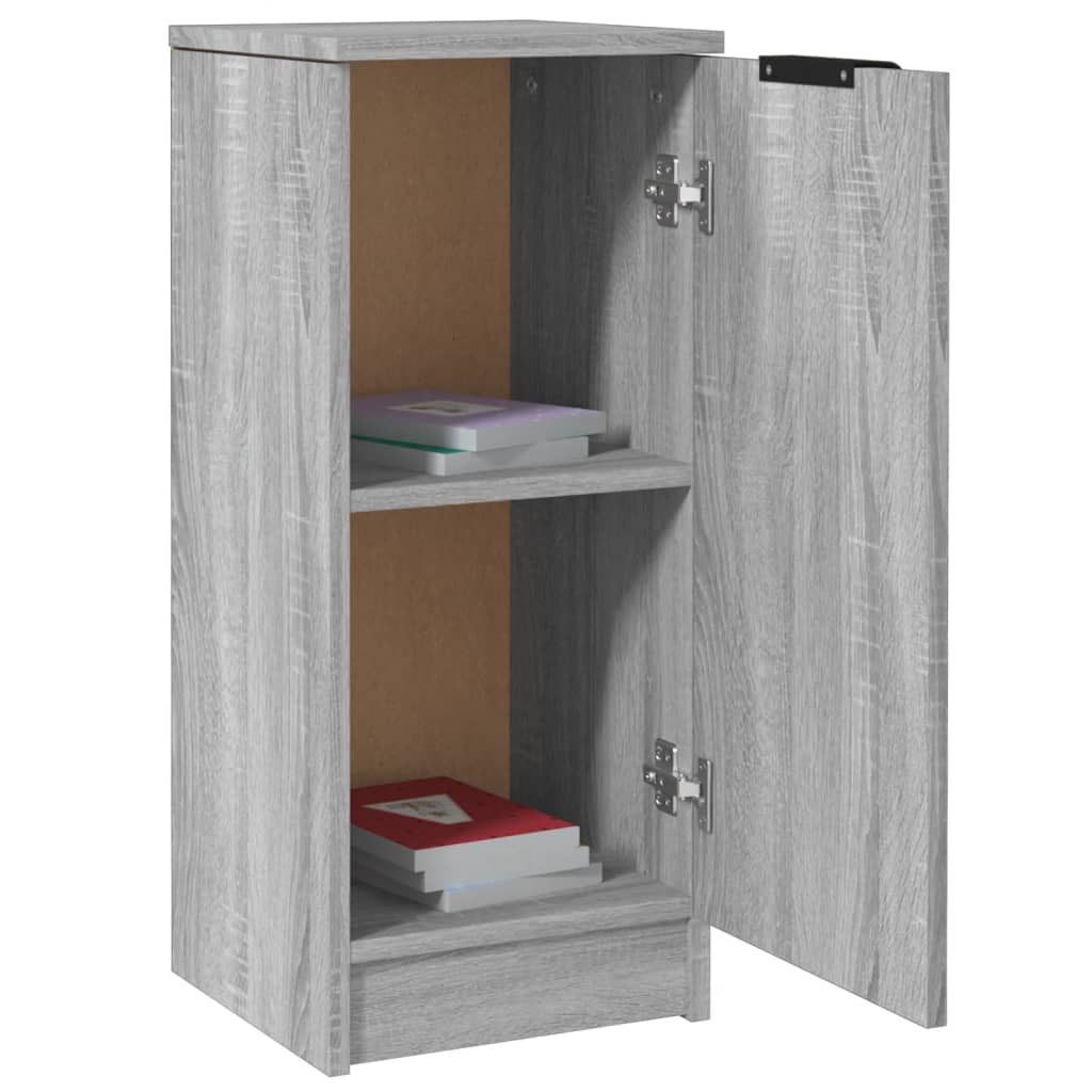 Sideboard Grey Sonoma 30x30x70 cm Engineered Wood