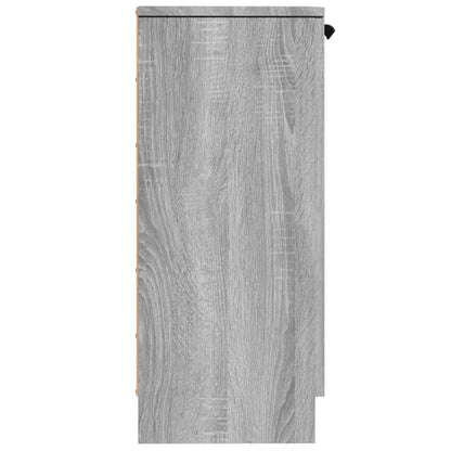 Sideboard Grey Sonoma 30x30x70 cm Engineered Wood