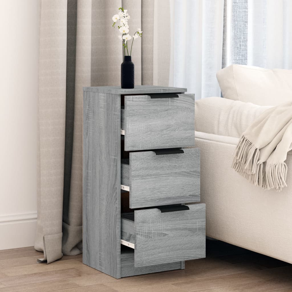 Sideboard | Grey sonoma | Engineered wood | Small |  Simple | Sideboard